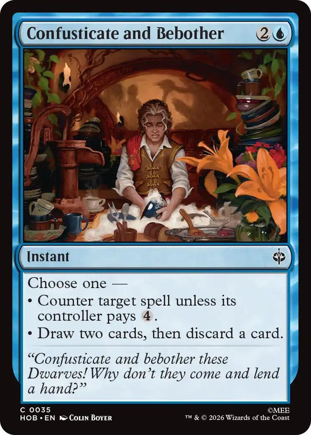 Image for Confusticate and Bebother (35) (Foil) (The Hobbit) (HOB) - Magic: The Gathering