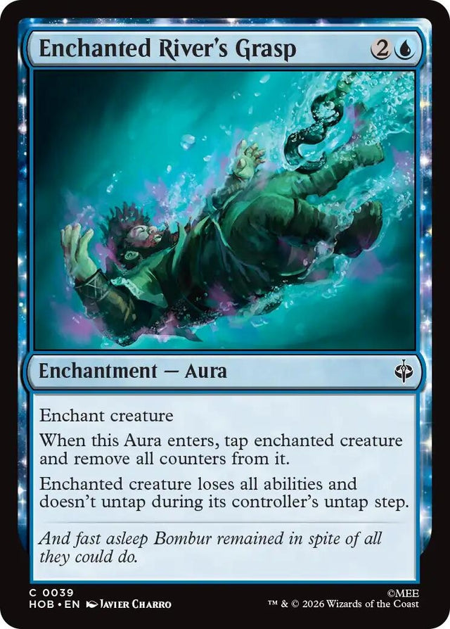Image for Enchanted River's Grasp (39) (Foil) (The Hobbit) (HOB) - Magic: The Gathering