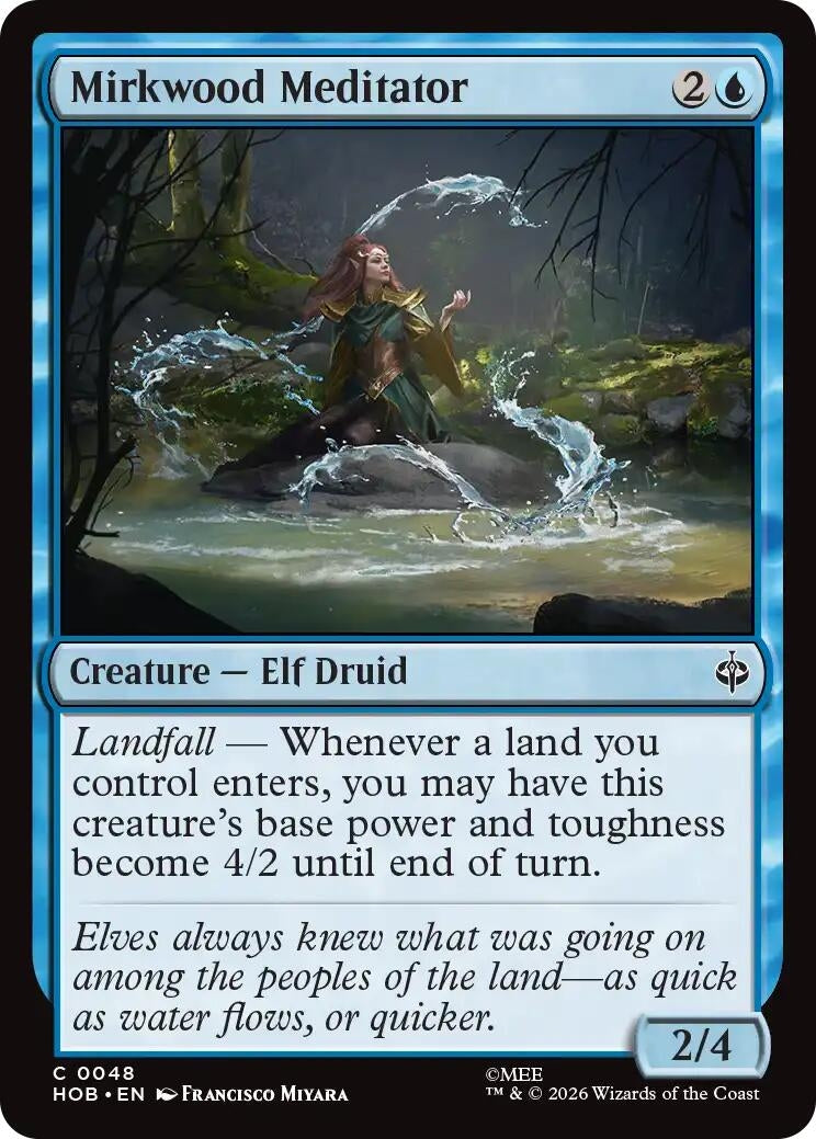 Image for Mirkwood Meditator (48) (Foil) (The Hobbit) (HOB) - Magic: The Gathering