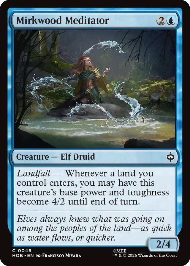 Image for Mirkwood Meditator (48) (Foil) (The Hobbit) (HOB) - Magic: The Gathering