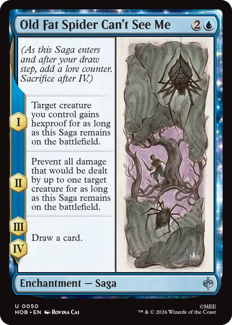 Image for Old Fat Spider Can't See Me (50) (Foil) (The Hobbit) (HOB) - Magic: The Gathering