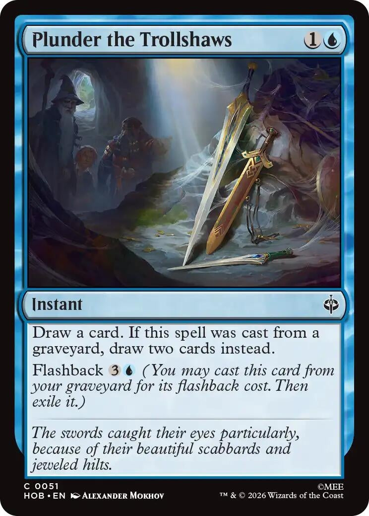 Image for Plunder the Trollshaws (51) (Foil) (The Hobbit) (HOB) - Magic: The Gathering