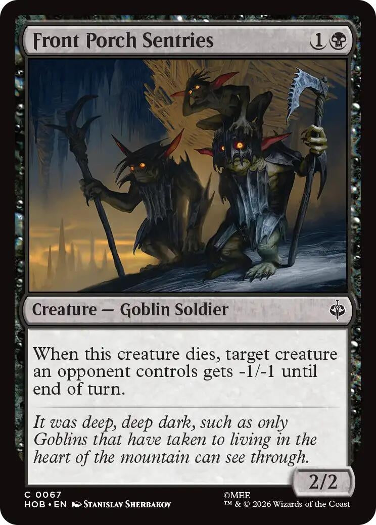 Image for Front Porch Sentries (67) (Foil) (The Hobbit) (HOB) - Magic: The Gathering
