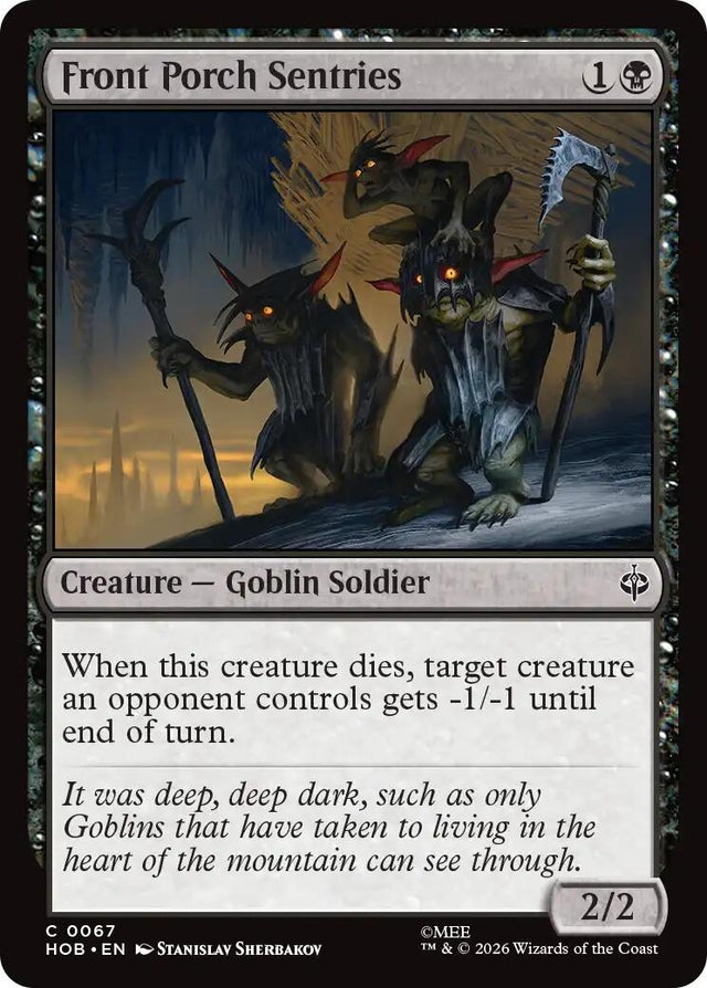 Image for Front Porch Sentries (67) (Foil) (The Hobbit) (HOB) - Magic: The Gathering