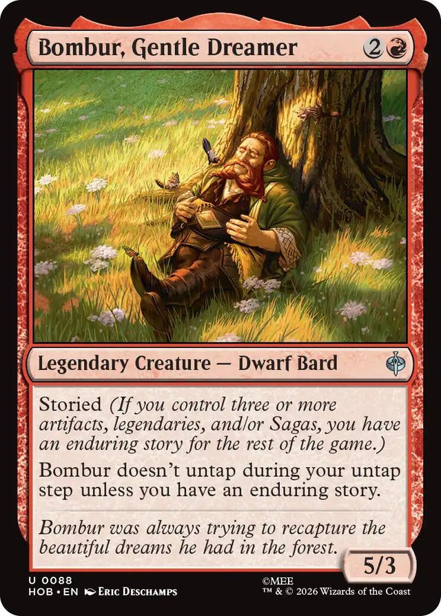 Image for Bombur, Gentle Dreamer (88) (Foil) (The Hobbit) (HOB) - Magic: The Gathering