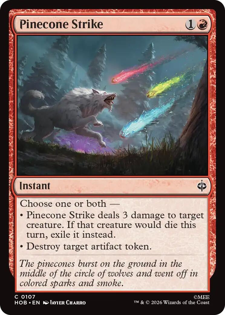 Image for Pinecone Strike (107) (Foil) (The Hobbit) (HOB) - Magic: The Gathering