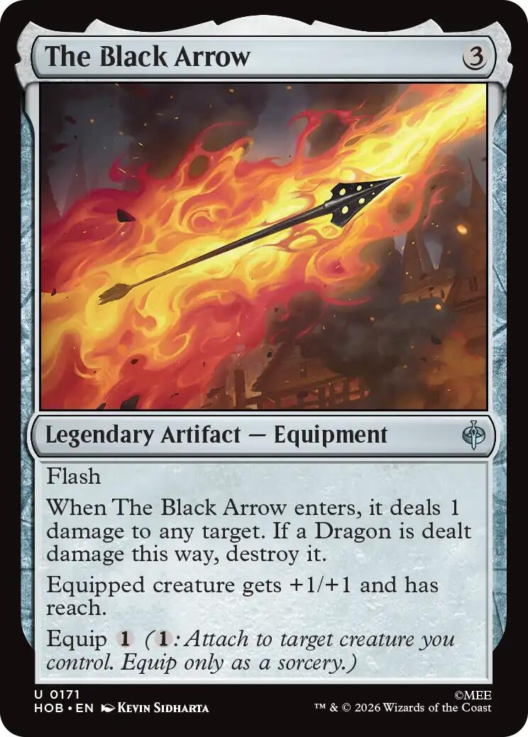 Image for The Black Arrow (171) (Foil) (The Hobbit) (HOB) - Magic: The Gathering