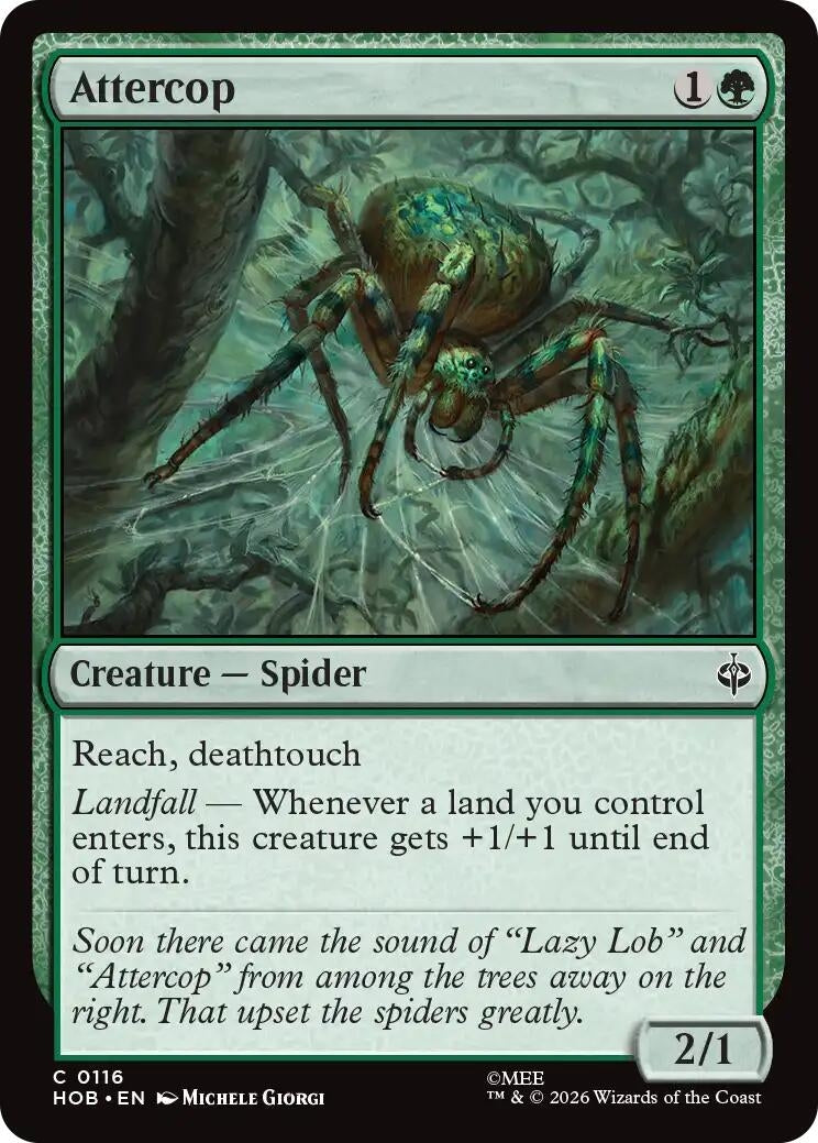 Image for Attercop (116) (Foil) (The Hobbit) (HOB) - Magic: The Gathering