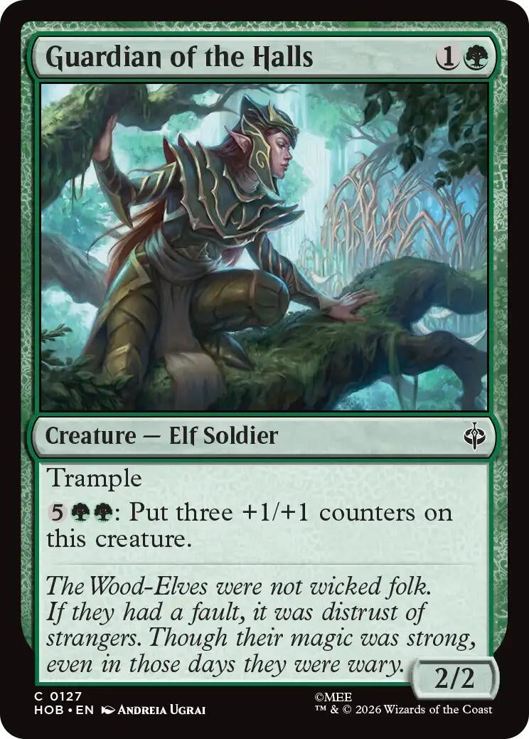 Image for Guardian of the Halls (127) (Foil) (The Hobbit) (HOB) - Magic: The Gathering
