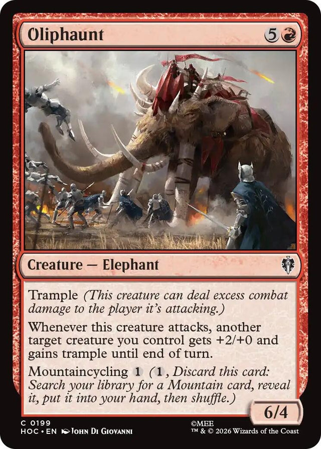 Image for Oliphaunt (199) (The Hobbit: Eternal-Legal) (HOC) - Magic: The Gathering