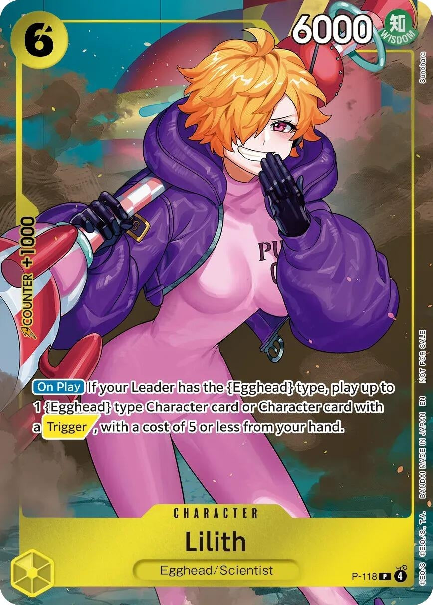 Image for Lilith (Event Pack Vol. 9) (P-118) (Foil) (One Piece Promotion Cards) (OP-PR) - One Piece Card Game