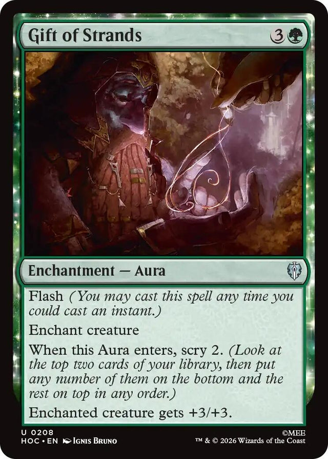 Image for Gift of Strands (208) (The Hobbit: Eternal-Legal) (HOC) - Magic: The Gathering