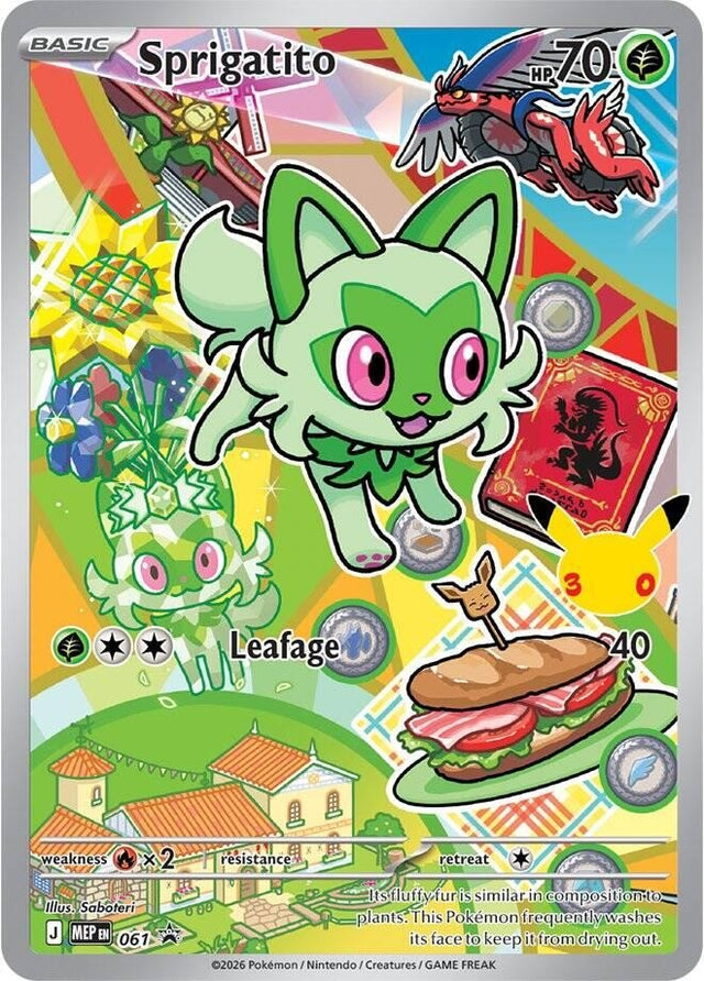 Image for Sprigatito -  061 (061) (Holofoil) (First Partner Collection 2026) - Pokemon
