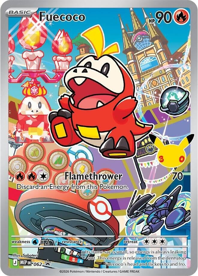 Image for Fuecoco -  062 (062) (Holofoil) (First Partner Collection 2026) - Pokemon