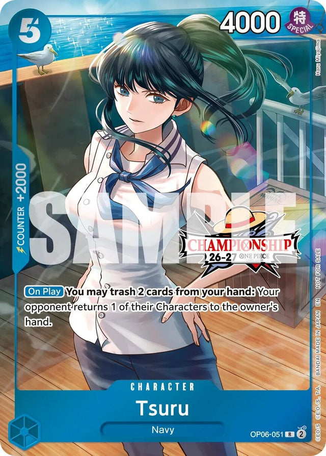Image for Tsuru (CS 26-27 Celebration Pack) (OP06-051) (Foil) (One Piece Promotion Cards) (OP-PR) - One Piece Card Game