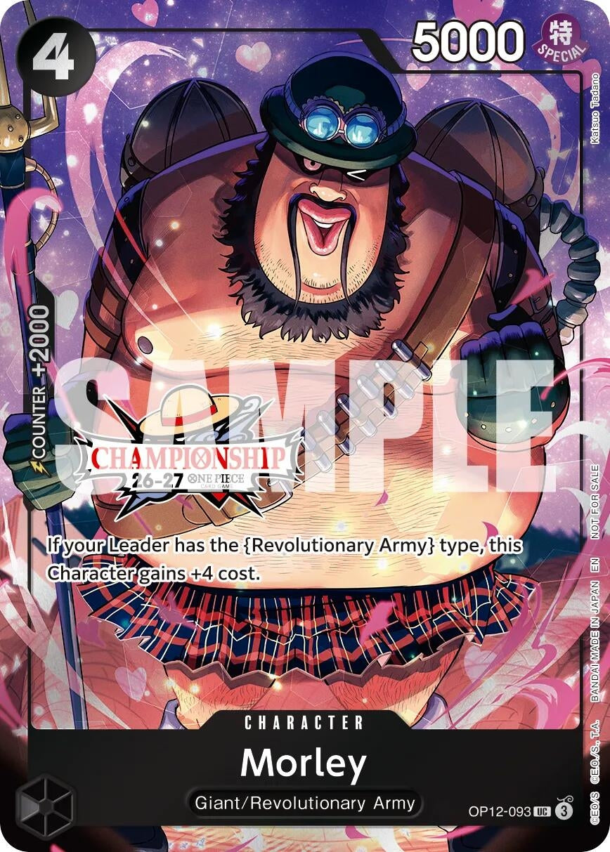 Image for Morley (CS 26-27 Celebration Pack) (OP12-093) (Foil) (One Piece Promotion Cards) (OP-PR) - One Piece Card Game