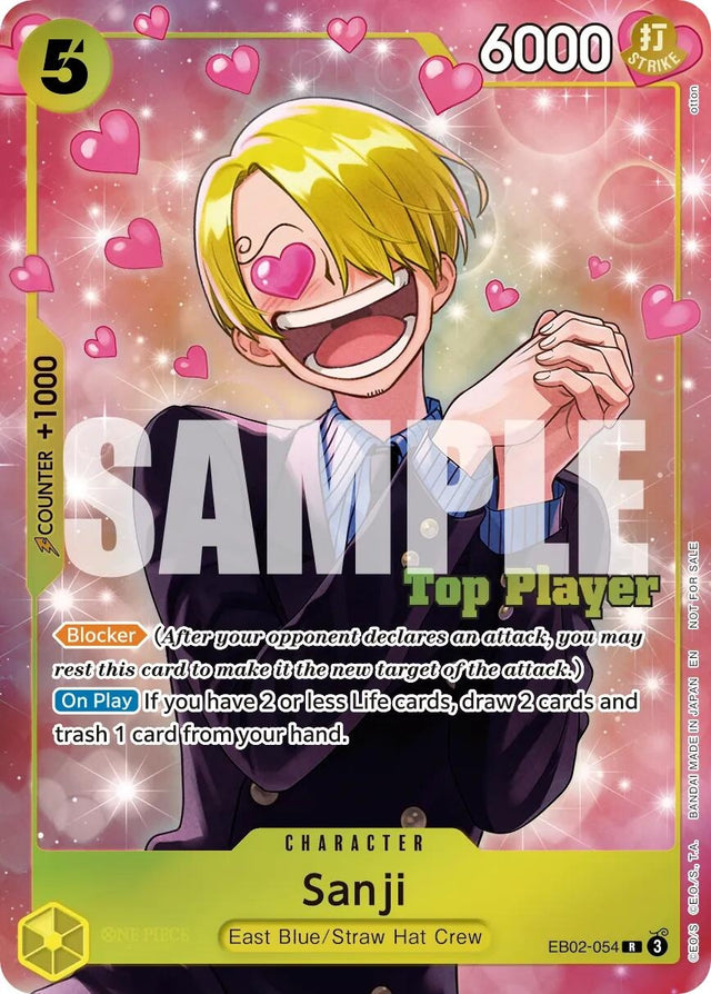 Image for Sanji (CS 26-27 Top Player Pack Vol. 1) (EB04-052) (Foil) (One Piece Promotion Cards) (OP-PR) - One Piece Card Game