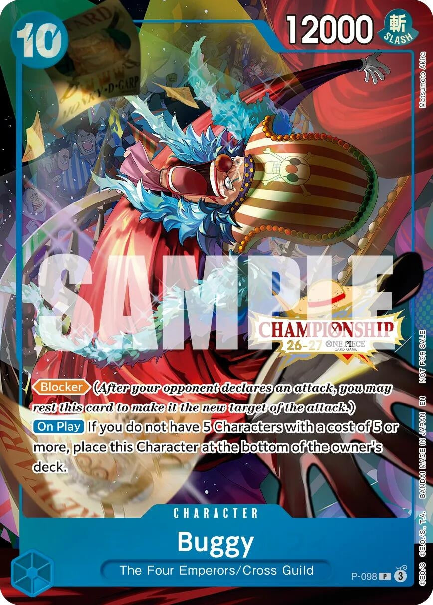Image for Buggy (CS 26-27 Event Pack) (P-098) (Foil) (One Piece Promotion Cards) (OP-PR) - One Piece Card Game