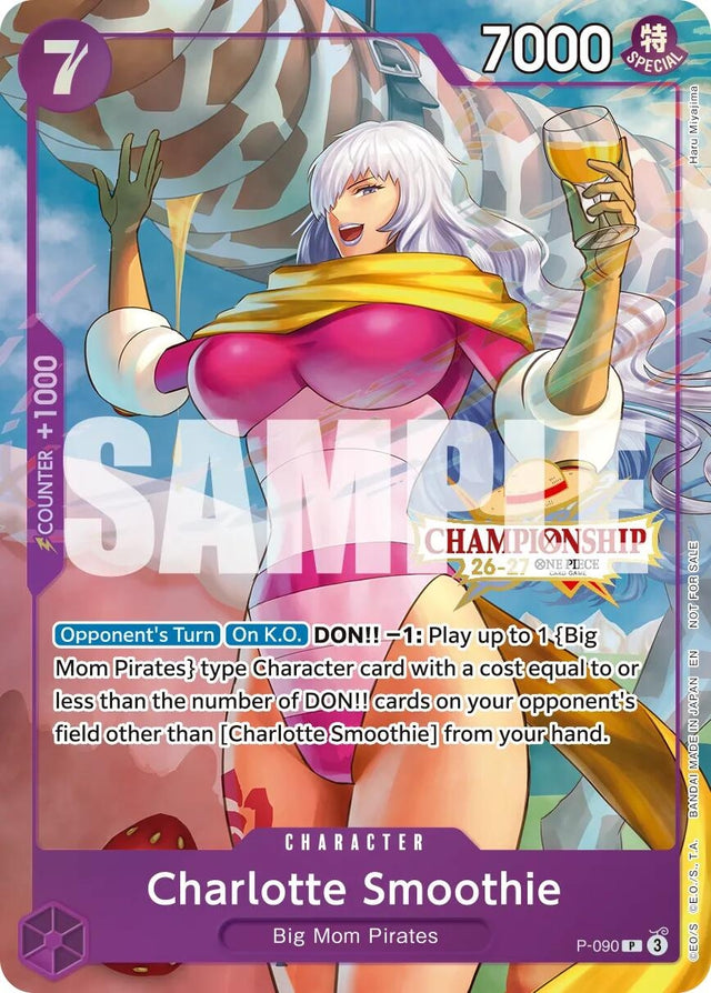 Image for Charlotte Smoothie (CS 26-27 Event Pack) (P-090) (Foil) (One Piece Promotion Cards) (OP-PR) - One Piece Card Game