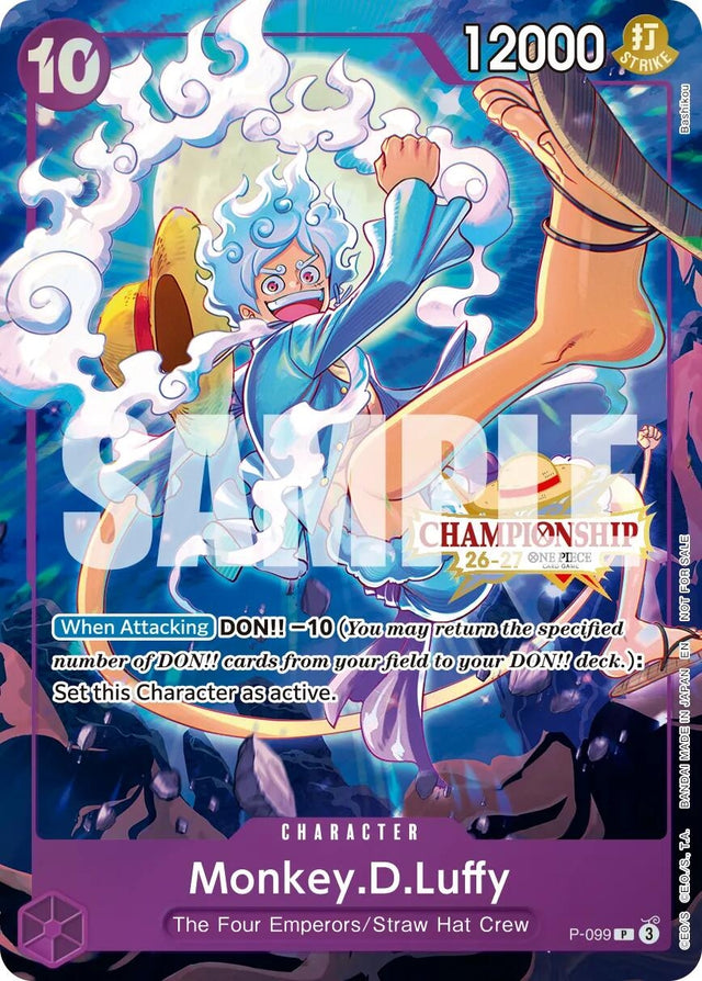 Image for Monkey.D.Luffy (CS 26-27 Event Pack) (P-099) (Foil) (One Piece Promotion Cards) (OP-PR) - One Piece Card Game