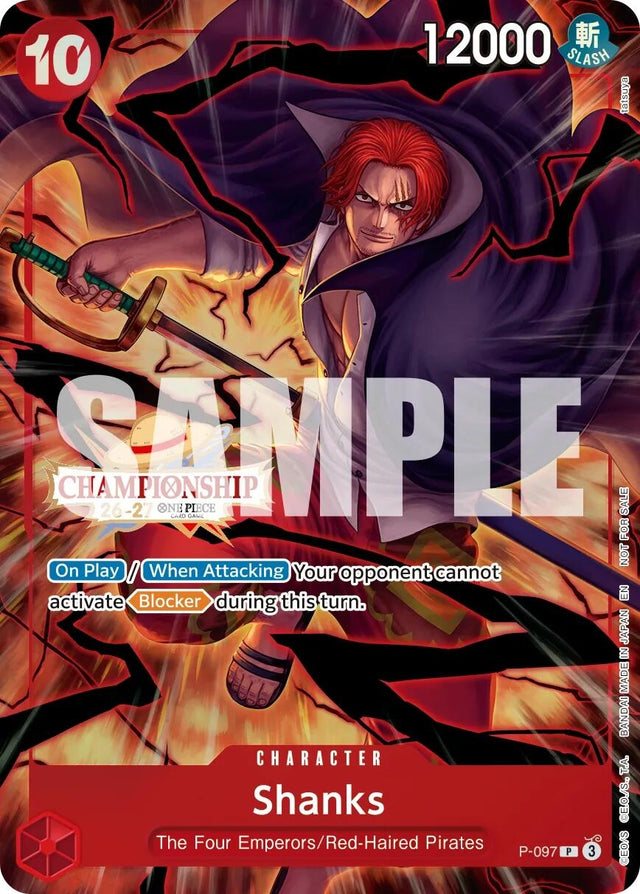 Image for Shanks (CS 26-27 Event Pack) (P-097) (Foil) (One Piece Promotion Cards) (OP-PR) - One Piece Card Game