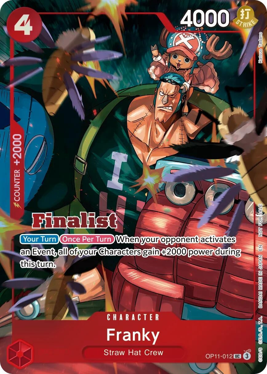 Image for Franky (CS 26-27 Finalist Card Set Vol.1) (OP11-012) (Foil) (One Piece Promotion Cards) (OP-PR) - One Piece Card Game