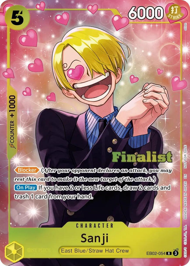 Image for Sanji (CS 26-27 Finalist Card Set Vol. 1) (EB04-052) (Foil) (One Piece Promotion Cards) (OP-PR) - One Piece Card Game