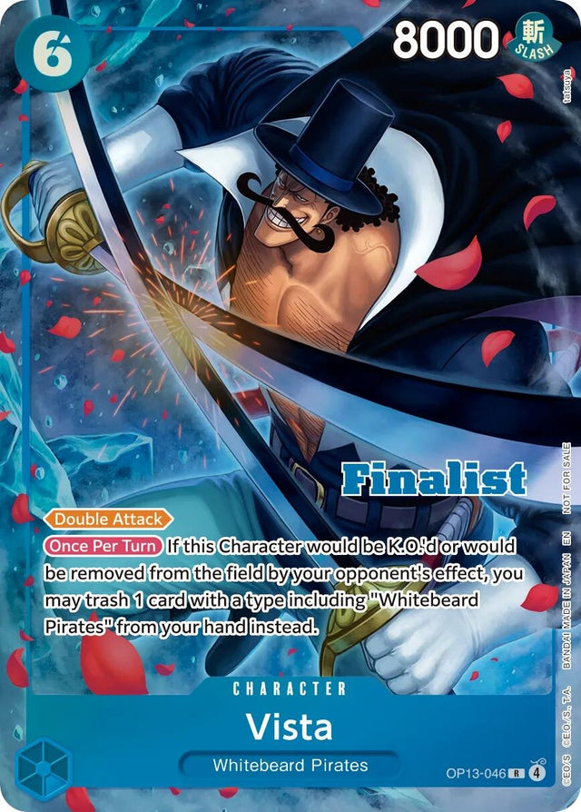 Image for Vista (CS 26-27 Finalist Card Set Vol. 1) (OP13-046) (Foil) (One Piece Promotion Cards) (OP-PR) - One Piece Card Game