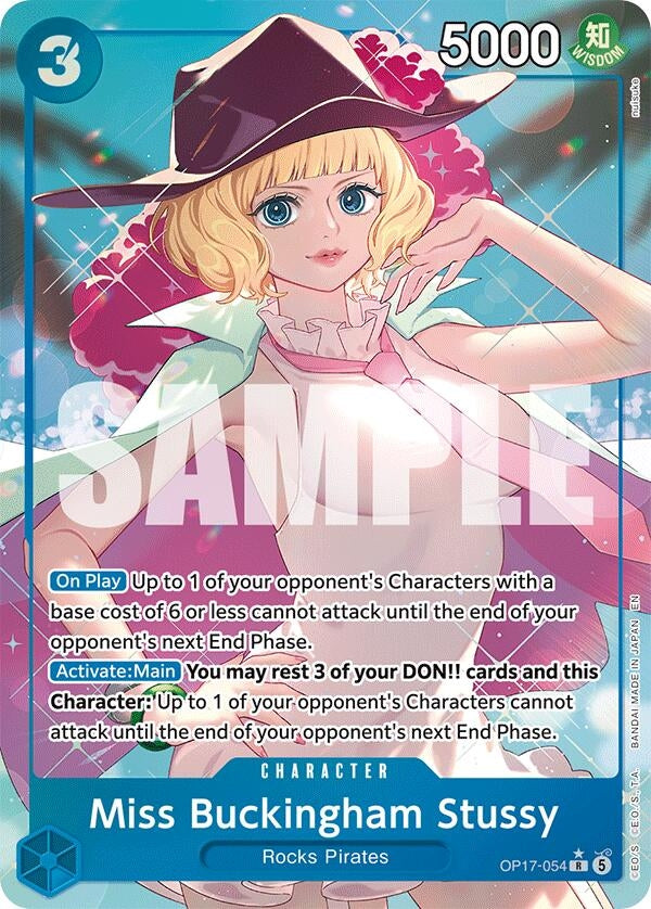 Image for Miss Buckingham Stussy (Alternate Art) (OP17-054) (Foil) (The World's Strongest Warriors) (OP17) - One Piece Card Game