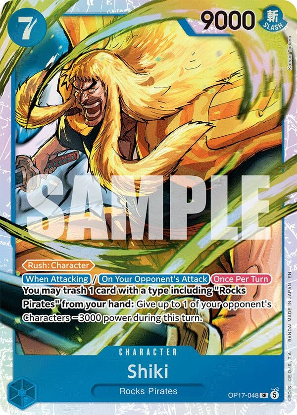 Image for Shiki (OP17-048) (Foil) (The World's Strongest Warriors) (OP17) - One Piece Card Game