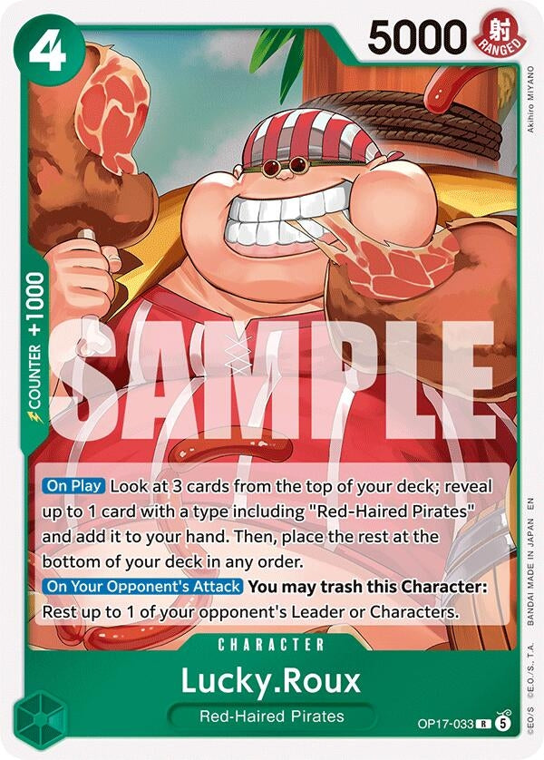 Image for Lucky.Roux (OP17-033) (Foil) (The World's Strongest Warriors) (OP17) - One Piece Card Game