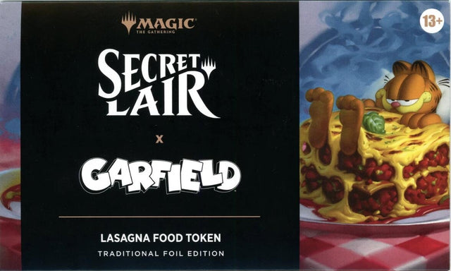 Image for Secret Lair Drop: Secret Lair x Garfield - Lasagna Food Token - Traditional Foil Edition - Magic: The Gathering