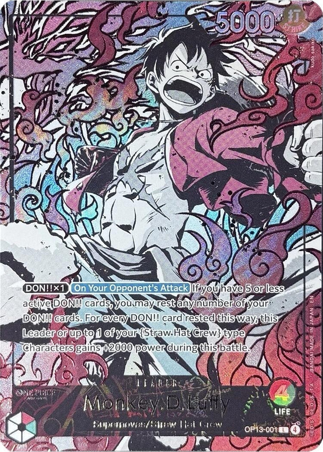Image for Monkey.D.Luffy (English Version 3rd Anniversary Set) (OP13-001) (Foil) (One Piece Promotion Cards) (OP-PR) - One Piece Card Game