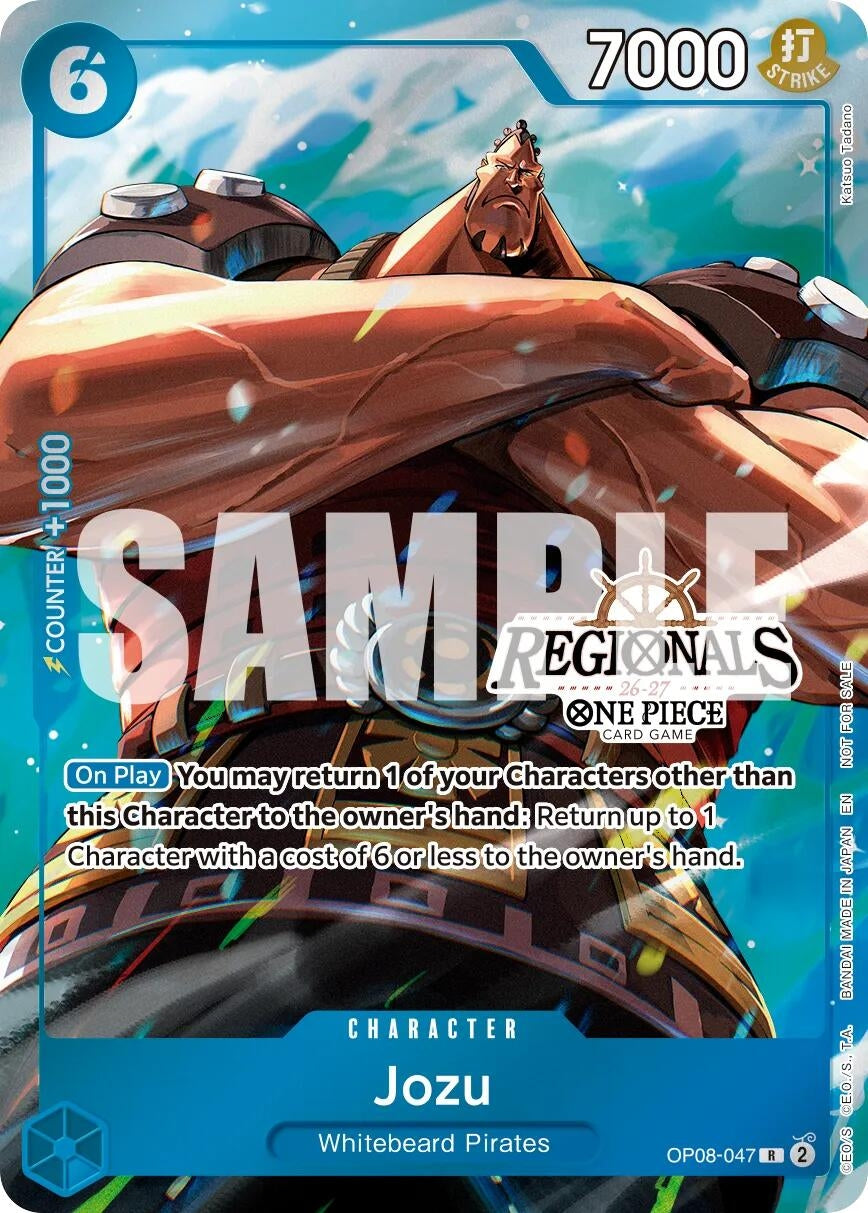 Image for Jozu (Regional Participation Pack 2026 Vol.2) (OP08-047) (Foil) (One Piece Promotion Cards) (OP-PR) - One Piece Card Game