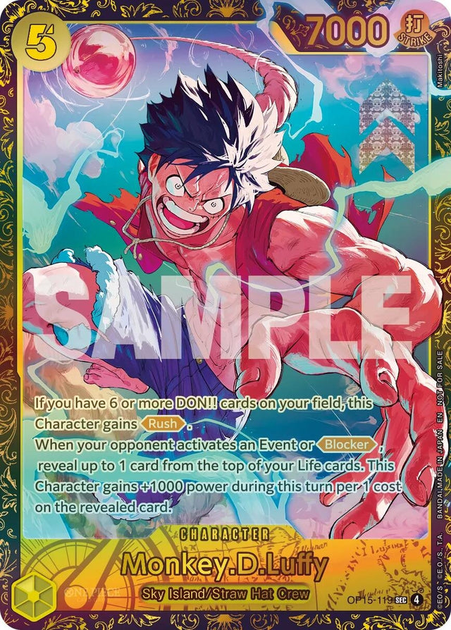 Image for Monkey.D.Luffy (OP15-119) (OP15-119) (Foil) (One Piece Promotion Cards) (OP-PR) - One Piece Card Game
