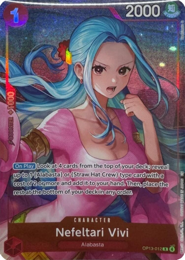 Image for Nefeltari Vivi (Heroines Special Set) (OP13-012) (Foil) (One Piece Promotion Cards) (OP-PR) - One Piece Card Game