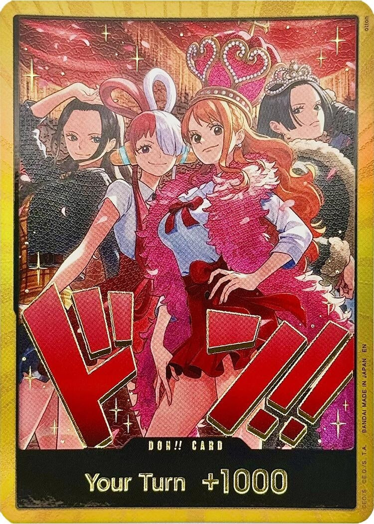 Image for DON!! Card (Heroines Special Set) (Gold) (Foil) (Extra Booster: One Piece Heroines Edition) (EB03) - One Piece Card Game