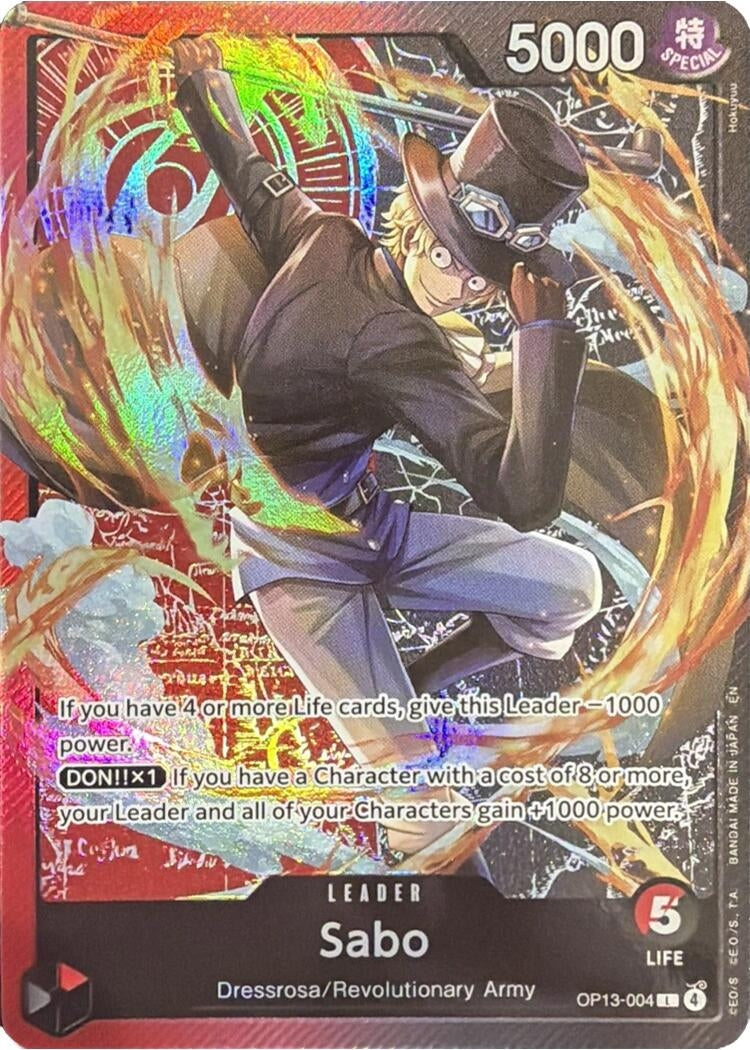 Image for Sabo (Sound Loader Ace and Sabo Edition 2026) (OP13-004) (Foil) (One Piece Promotion Cards) (OP-PR) - One Piece Card Game