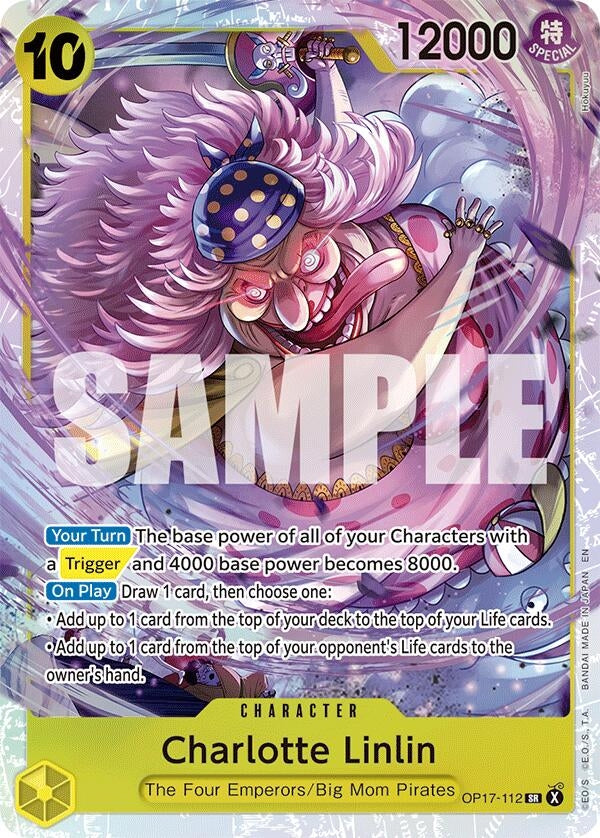 Image for Charlotte Linlin (112) (OP17-112) (Foil) (The World's Strongest Warriors) (OP17) - One Piece Card Game