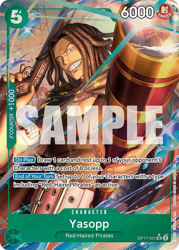 Image for Yasopp (Alternate Art) (OP17-031) (Foil) (The World's Strongest Warriors) (OP17) - One Piece Card Game