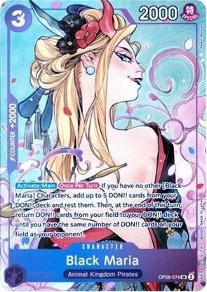 Image for Black Maria (Dash Pack 2025) (OP08-074) (Foil) (One Piece Promotion Cards) (OP-PR) - One Piece Card Game