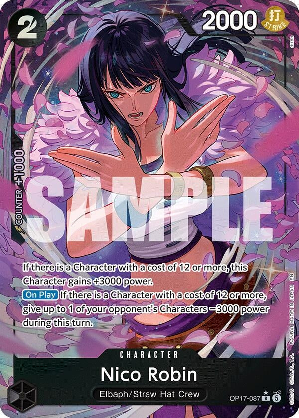 Image for Nico Robin (Alternate Art) (OP17-087) (Foil) (The World's Strongest Warriors) (OP17) - One Piece Card Game