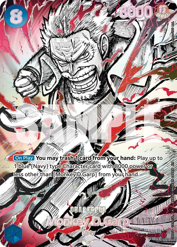 Monkey.D.Garp (OP12-056) (SP) (OP12-056) (Foil) (The World's Strongest Warriors)