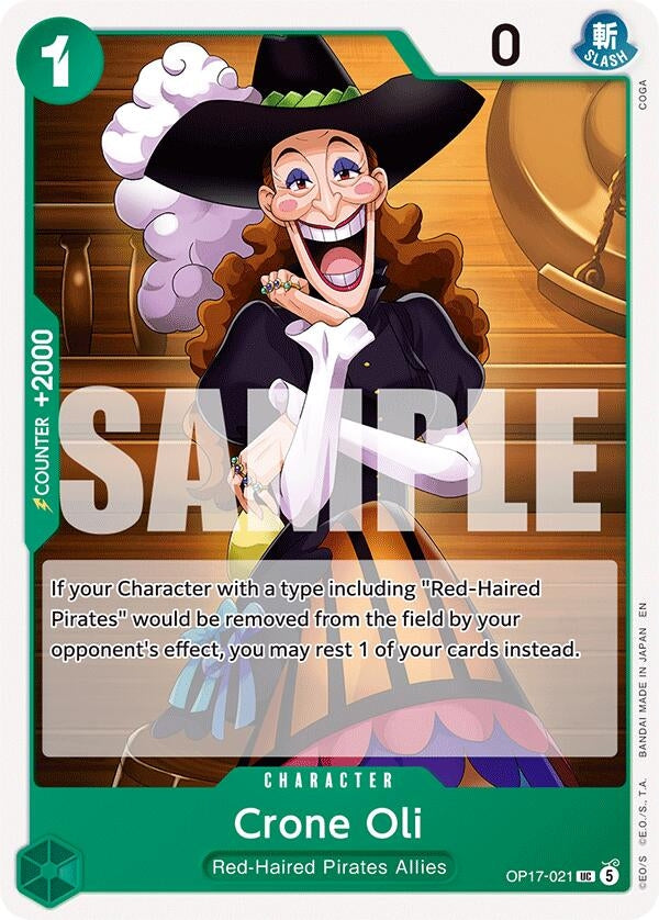 Image for Crone Oli (OP17-021) (The World's Strongest Warriors) (OP17) - One Piece Card Game