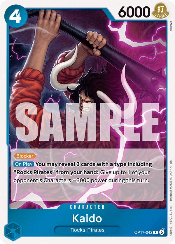 Image for Kaido (042) (OP17-042) (Foil) (The World's Strongest Warriors) (OP17) - One Piece Card Game