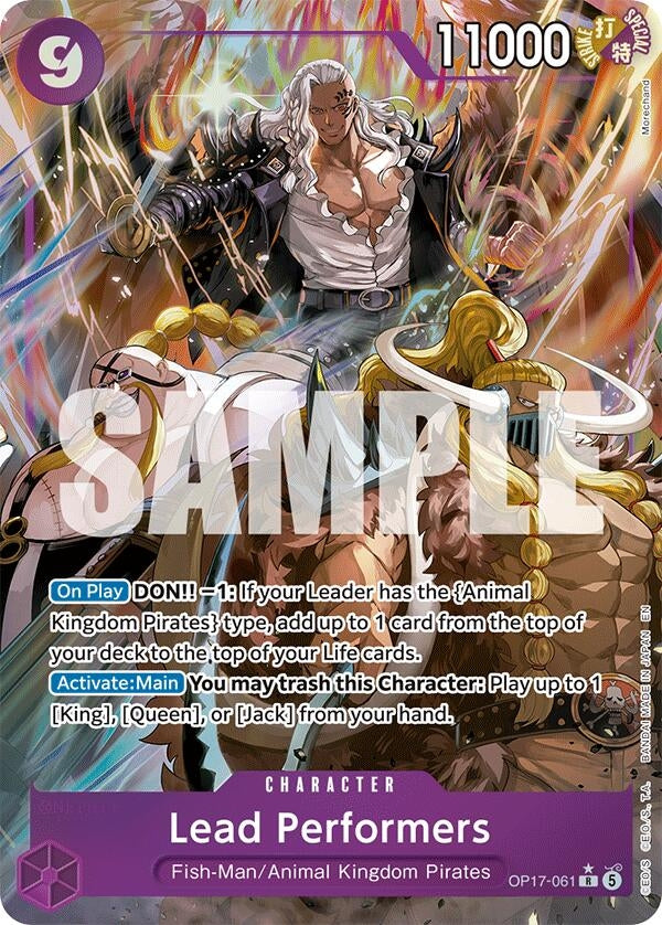 Image for Lead Performers (Alternate Art) (OP17-061) (Foil) (The World's Strongest Warriors) (OP17) - One Piece Card Game