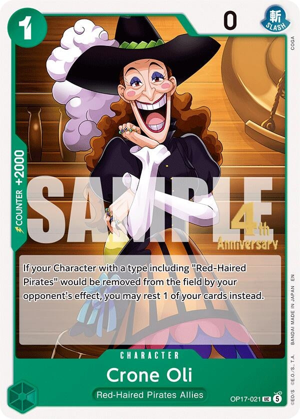 Image for Crone Oli (OP17-021) (The World's Strongest Warriors Release Event Cards) (OP17 RE) - One Piece Card Game