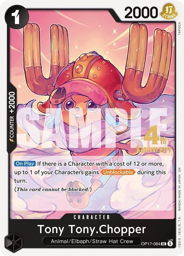 Image for Tony Tony.Chopper (OP17-084) (The World's Strongest Warriors Release Event Cards) (OP17 RE) - One Piece Card Game
