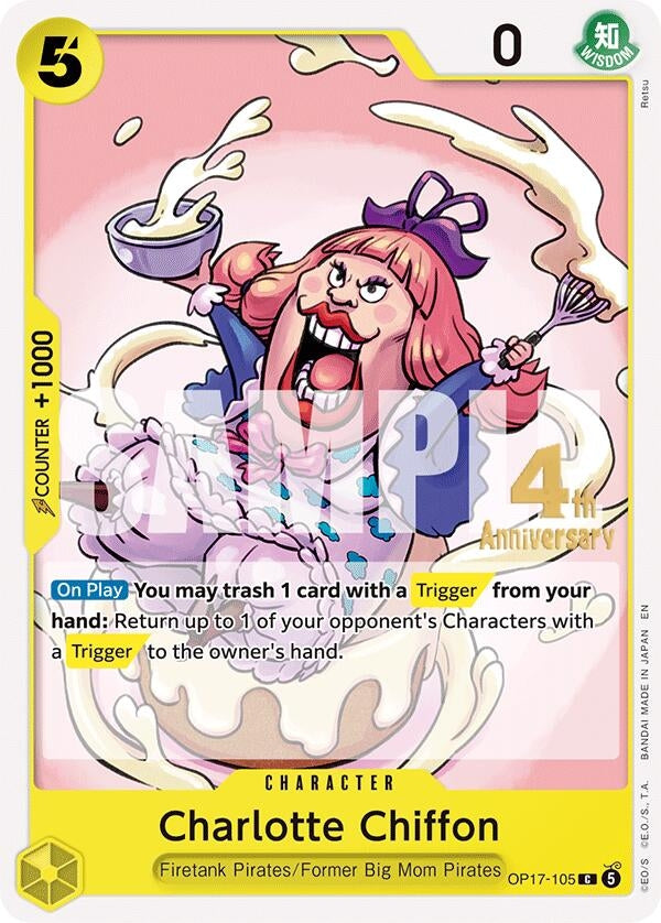 Image for Charlotte Chiffon (OP17-105) (The World's Strongest Warriors Release Event Cards) (OP17 RE) - One Piece Card Game