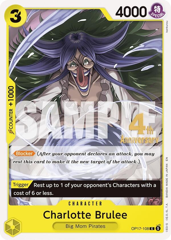 Image for Charlotte Brulee (OP17-108) (The World's Strongest Warriors Release Event Cards) (OP17 RE) - One Piece Card Game